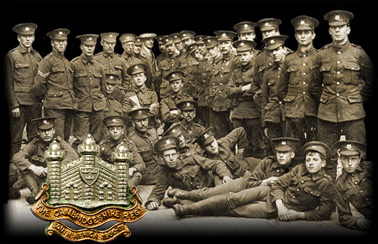 Men of the Wisbech Coy, Cambs Regt. August 1914