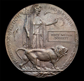 Cambridgeshire Regiment First World War Medals, Memorial Plaque